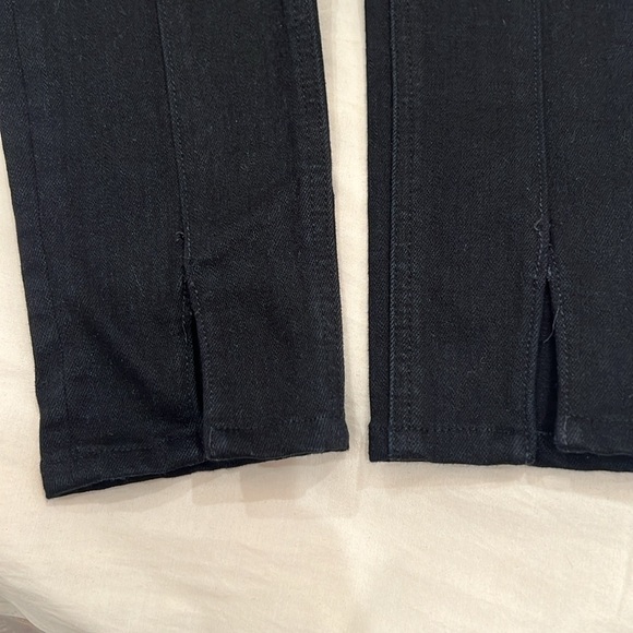RAG AND BONE BLACK SLIT JEANS SIZE 25 - Picture 13 of 13